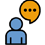 spoken language icon